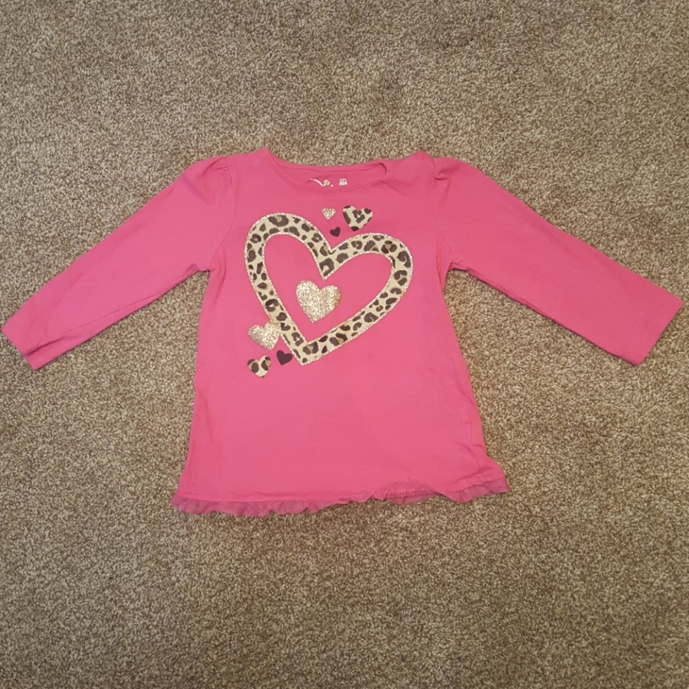 Jumping beans 24 month girls long sleeve tee shirt